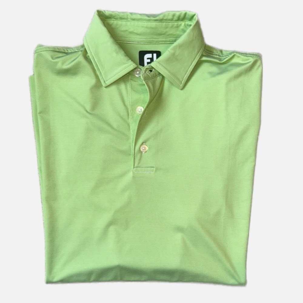 FootJoy Men’s Size L Green Golf Polo Shirt